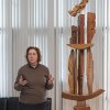 Скульптура «Шум деревьев, шепот травы» М.А.Бургановой украсила основную экспозицию Дарвиновского музея