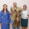 Домодедовская таможня передала в дар Дарвиновскому музею чучело головы пятнистого оленя