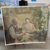 Дар музею - картина «И. В. Мичурин и М. И. Калинин» В. М. Евстафьева от семьи художника