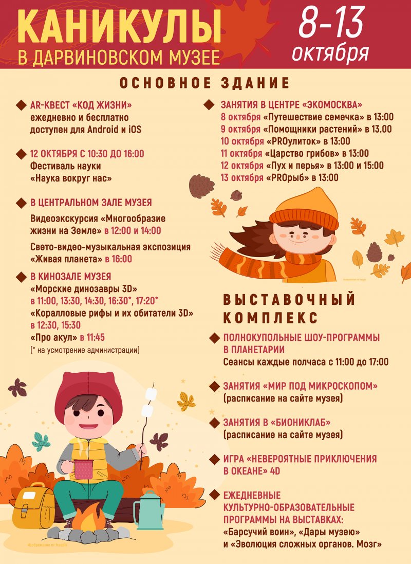 ОСЕННИЕ КАНИКУЛЫ 2024