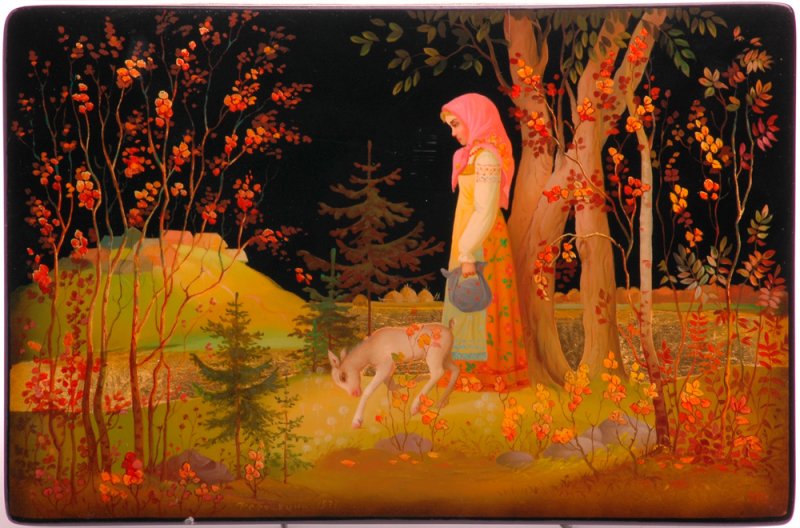 Шкатулка «Алёнушка». 1977