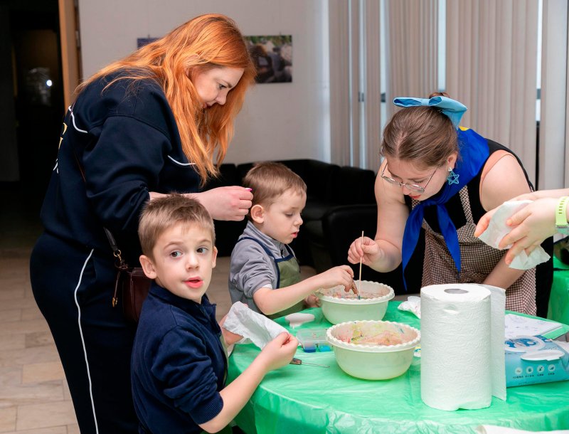 Изготовление подставки, раскрашенной в технике Эбру