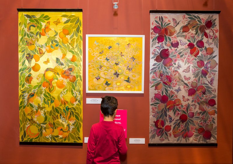 Открытие выставки Шёлковые странствия Анны Милосердовой