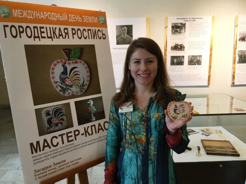 Мастер-класс по городецкой росписи