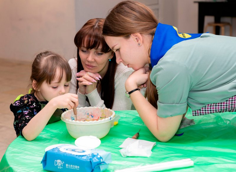 Изготовление подставки, раскрашенной в технике Эбру