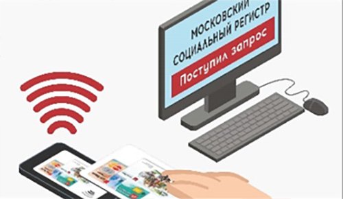 Система посылает запрос в социальный регистр чтобы проверить карту